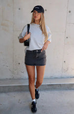 Retro Casual Slim Stretch Women Denim Skirt