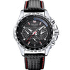 Wholesale Original   1010 Leather Strap 3ATM Waterproof Quartz Luxury Business Mens Watches