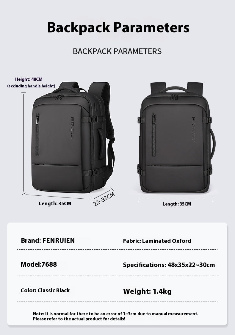 A Large Capacity Backpack For Men's Commuting Travel