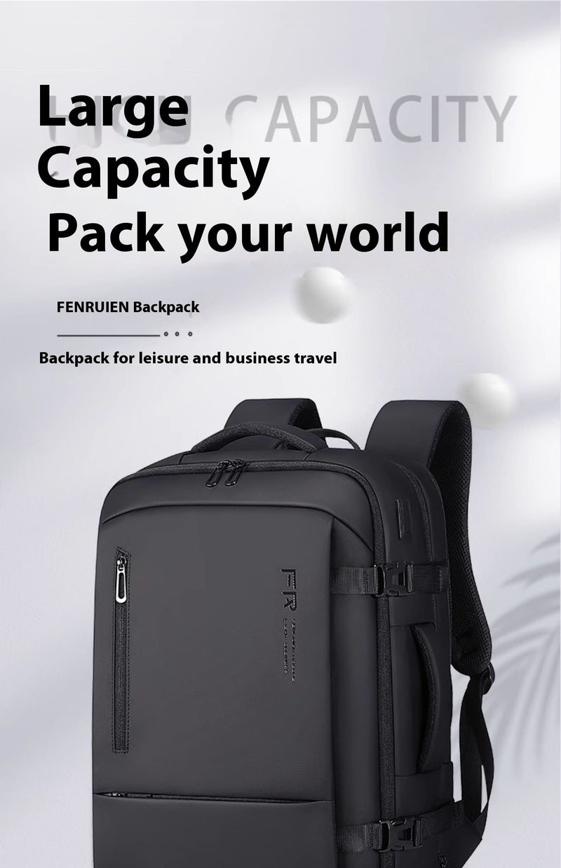 A Large Capacity Backpack For Men's Commuting Travel