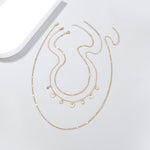 Personality, stars, Moon, multiple necklaces