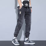 Men's Jeans Slim Fit Fashion Ankle-tied Harem Pants