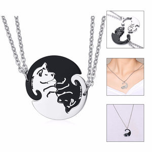 Titanium Steel Necklaces For Lovers