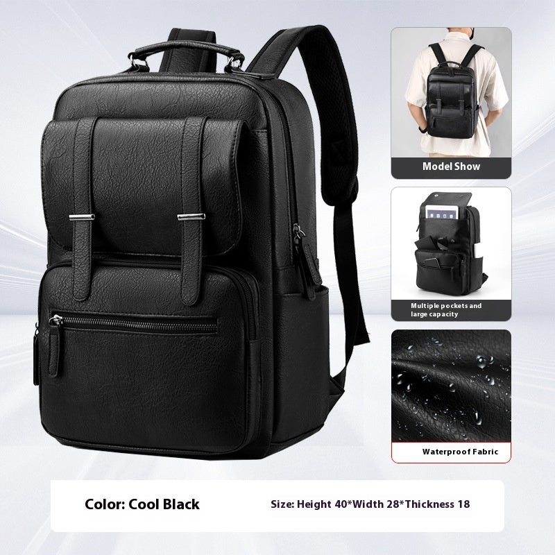 Fashion Men's Backpack Leisure Travel Waterproof Rucksack