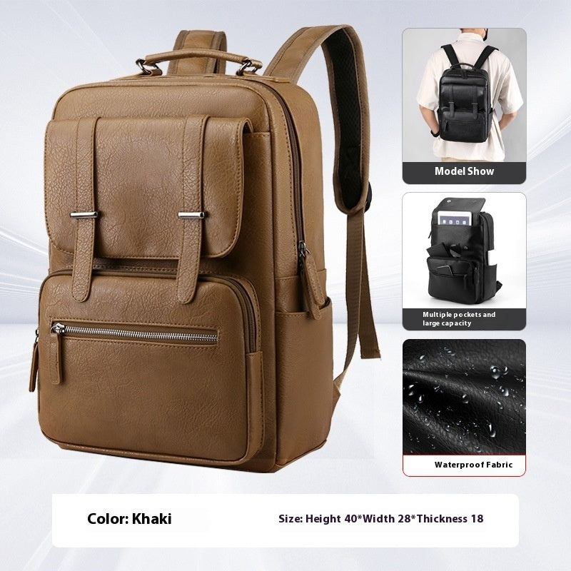 Fashion Men's Backpack Leisure Travel Waterproof Rucksack