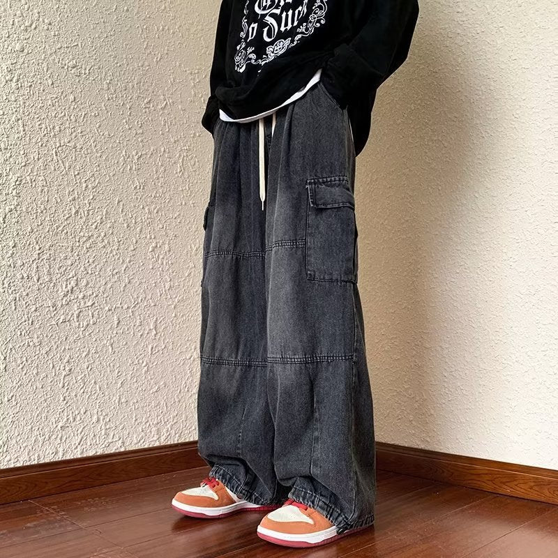 Straight Jeans Men's Spring New Korean Style