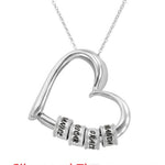 Personalized Heart Necklaces Women Jewelry Custom Name Necklaces & Pendants Mothers Day Gift