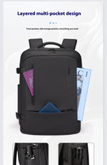 A Large Capacity Backpack For Men's Commuting Travel