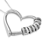 Personalized Heart Necklaces Women Jewelry Custom Name Necklaces & Pendants Mothers Day Gift